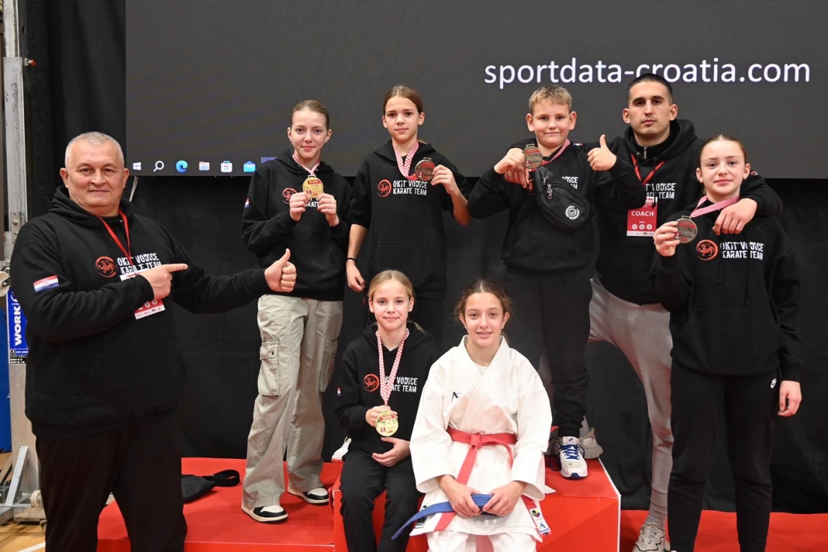 Okitaši osvojili šest medalja na grand prix Croatia u Samoboru